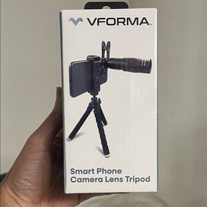 Black Smartphone Camera Lens Tripod Vforma